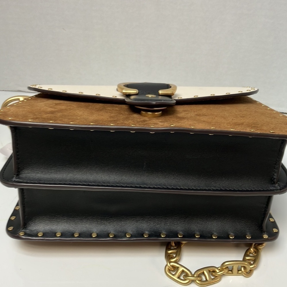 Coach vintage khaki Multi color crossbody purse new with tag - Picture 12 of 13